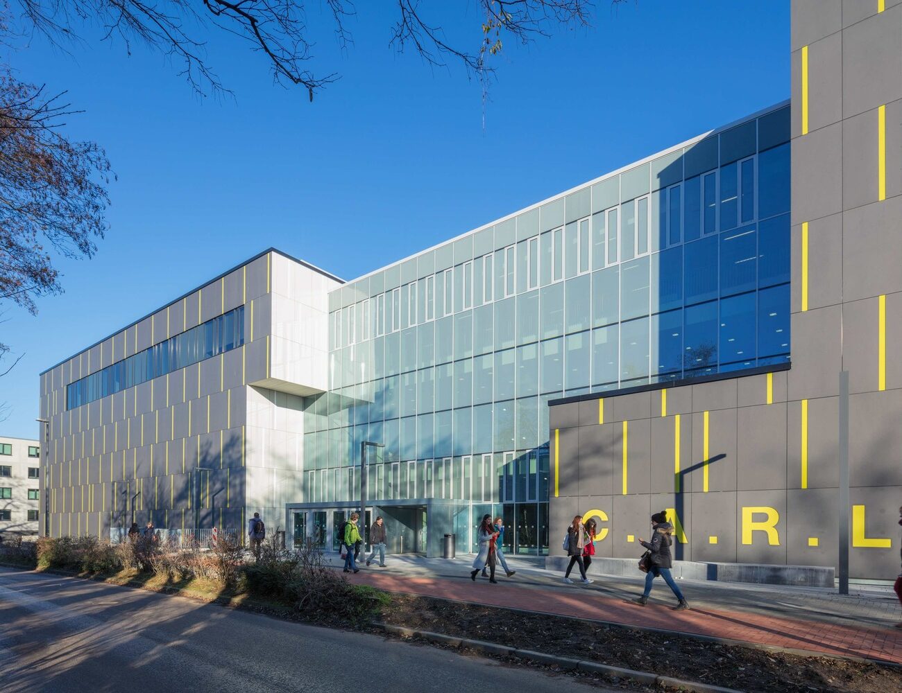 2016_12_06, DEU, Aachen, RWTH, C.A.R.L. lecture hall center, architect: schmidt hammer lassen architects, shl, Copenhagen, photographer: Michael Rasche, www.michaelrasche.com, terms of use: shl can use the pictures for their website,  architecture magazines, brochures, books,the name of the photographer will be named at the article, no transfer to third party for commercial use ( manufacturers, construction companies )